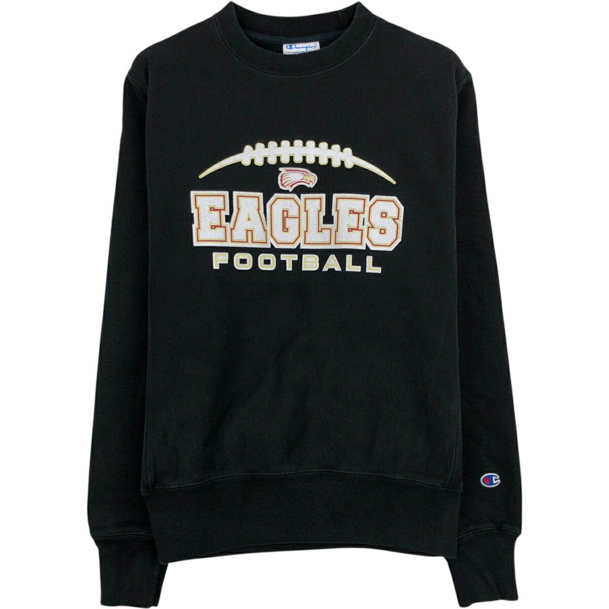 Rakuten - 古着 チャンピオン Champion REVERSE WEAVE リバースウィーブ カレッジスウェットシャツ トレーナー メンズS相当 /eaa633091 【中古】 【260417】 ブラック系 春夏秋冬