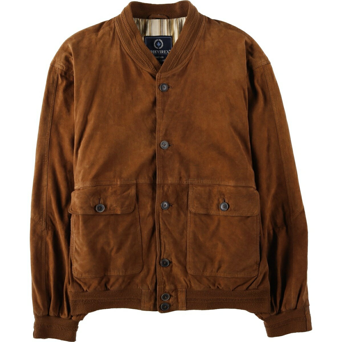 Rakuten - 古着 CHEVIREX スエードレザーブルゾン メンズL相当 /eaa633332 【中古】 【260418】