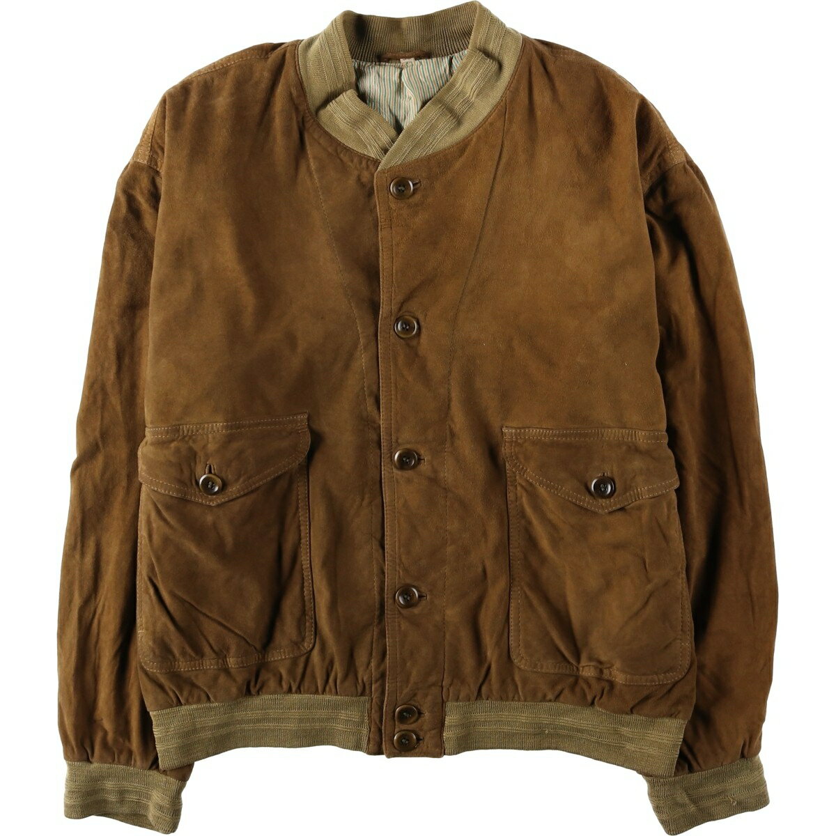 樂天商城 - 古着 Mabrun スエードレザーブルゾン メンズXL相当 /eaa633350 【中古】 【260412】