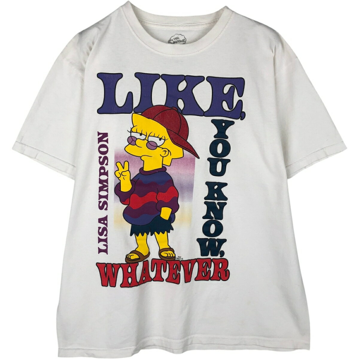 樂天商城 - 古着 THE SIMPSONS シンプソンズ LISA リサ キャラクタープリントTシャツ メンズL相当 /eaa633388 【中古】 【260412】