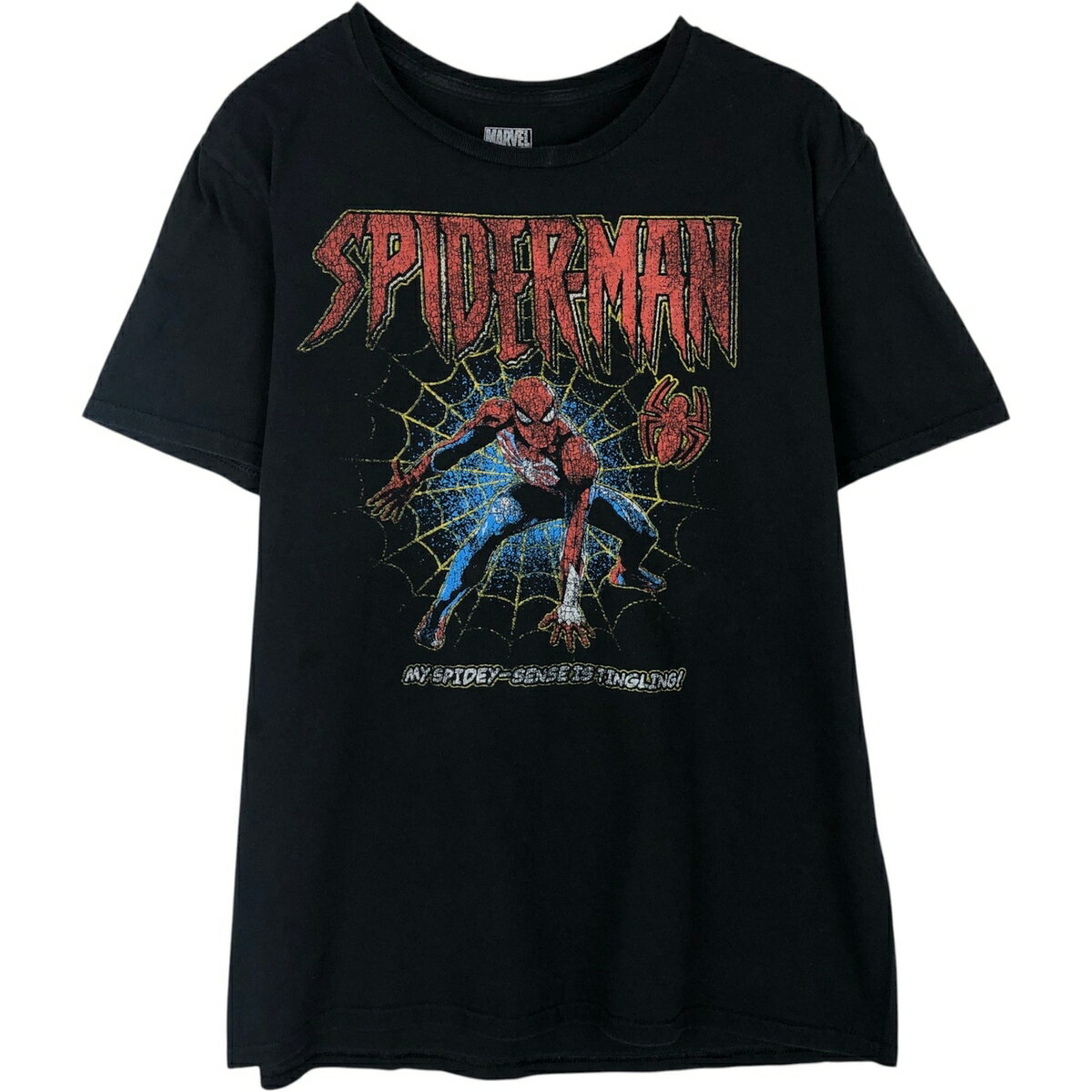 樂天商城 - 古着 マーベル MARVEL SPIDER MAN スパイダーマン キャラクタープリントTシャツ メンズL相当 /eaa633389 【中古】 【260412】