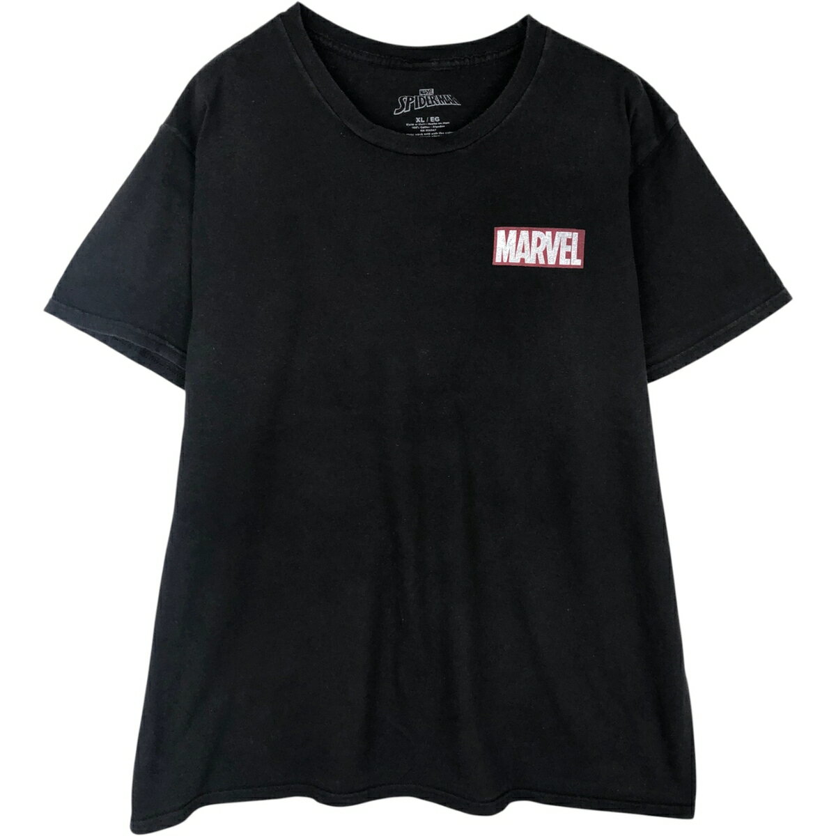 乐天商城 - 古着 マーベル MARVEL SPIDER MAN スパイダーマン キャラクタープリントTシャツ メンズXL相当 /eaa633390 【中古】 【260412】