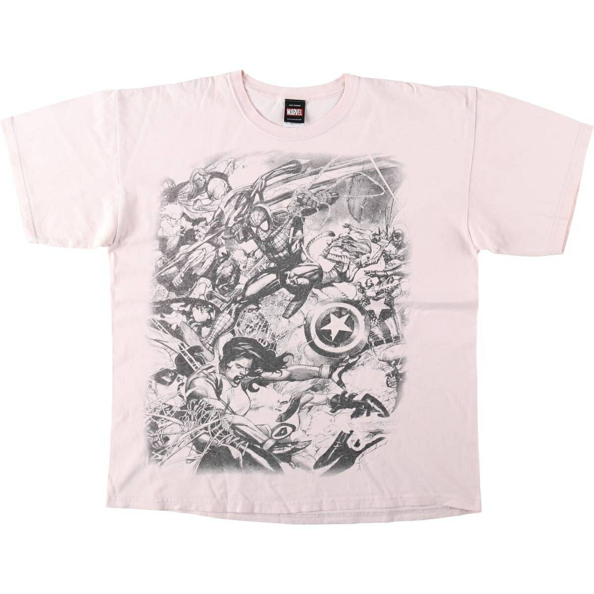 樂天商城 - 古着 マーベル MARVEL キャラクタープリントTシャツ メンズXL相当 /eaa633417 【中古】 【260412】