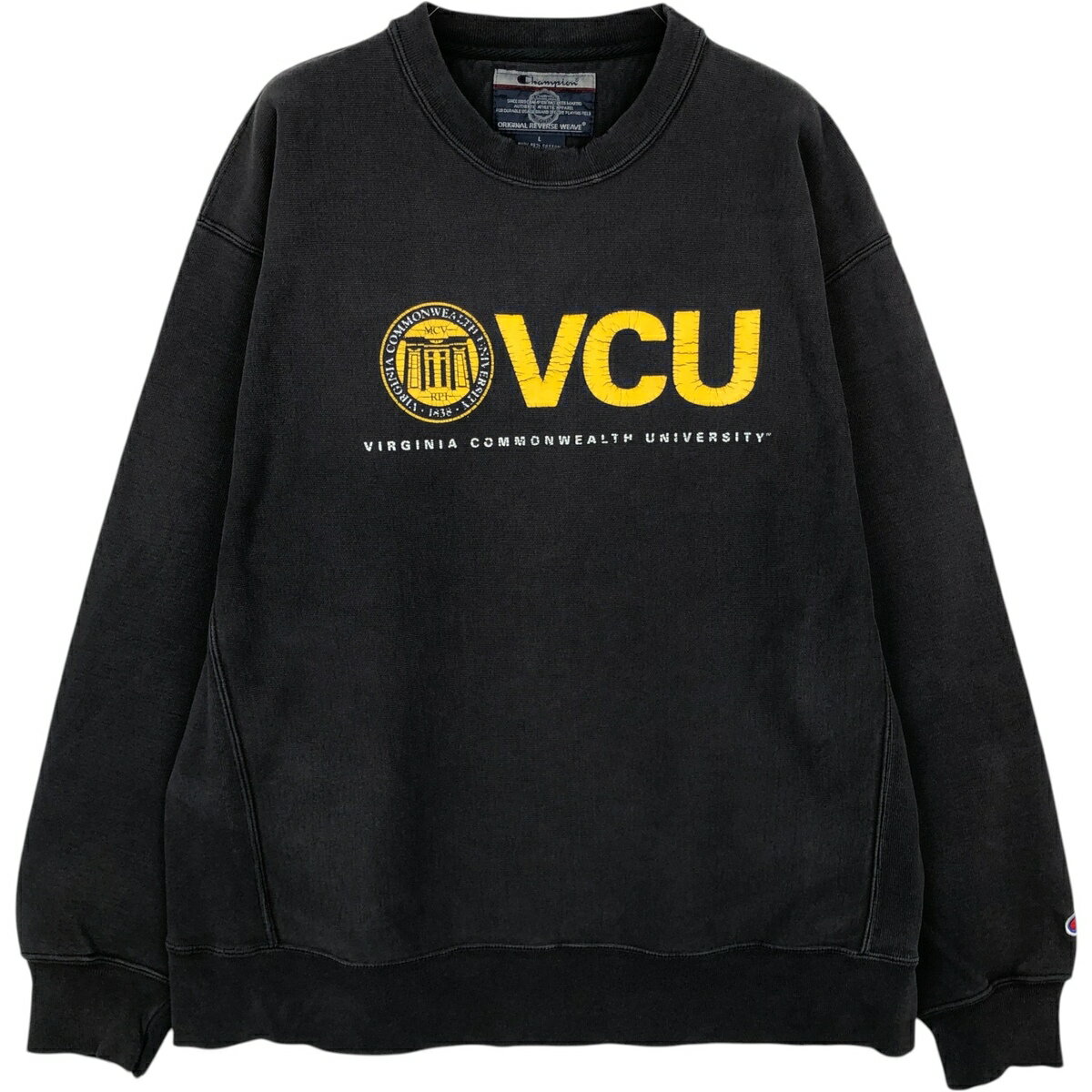 Rakuten - 古着 00'S チャンピオン Champion ORIGINAL REVERSE WEAVE オリジナルリバースウィーブ カレッジスウェットシャツ トレーナー メンズL相当 /eaa633757 【中古】 【260413】 ネイビー系 春夏秋冬