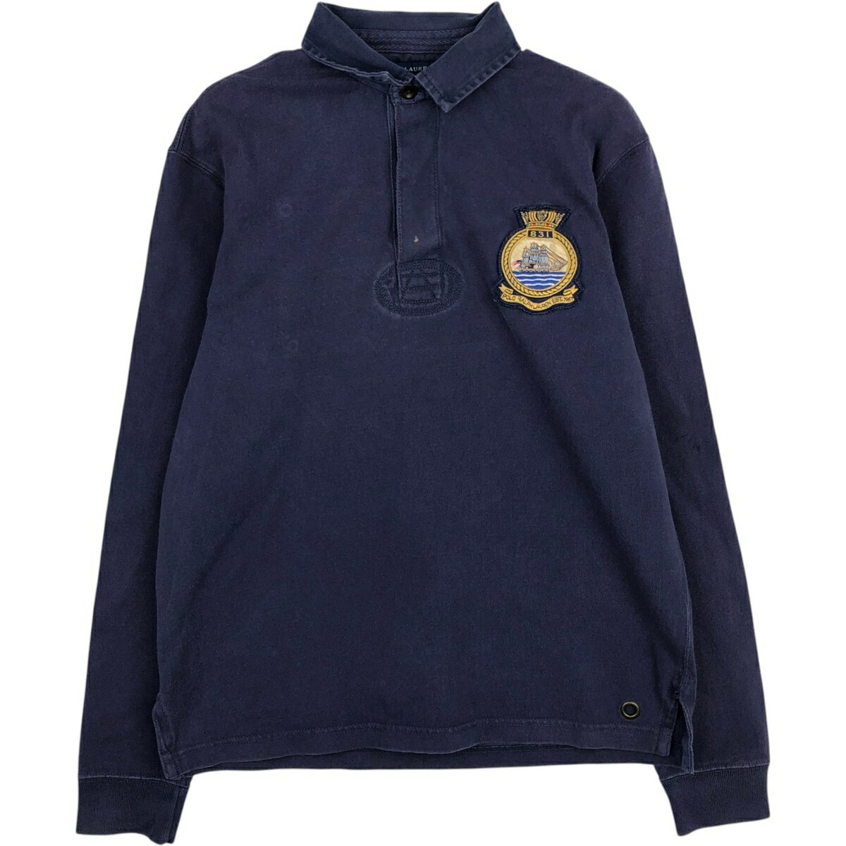 樂天商城 - 古着 ラルフローレン Ralph Lauren 長袖 ラガーシャツ レディースM相当 /eaa633964 【中古】 【260413】 【ADEL/アデル】