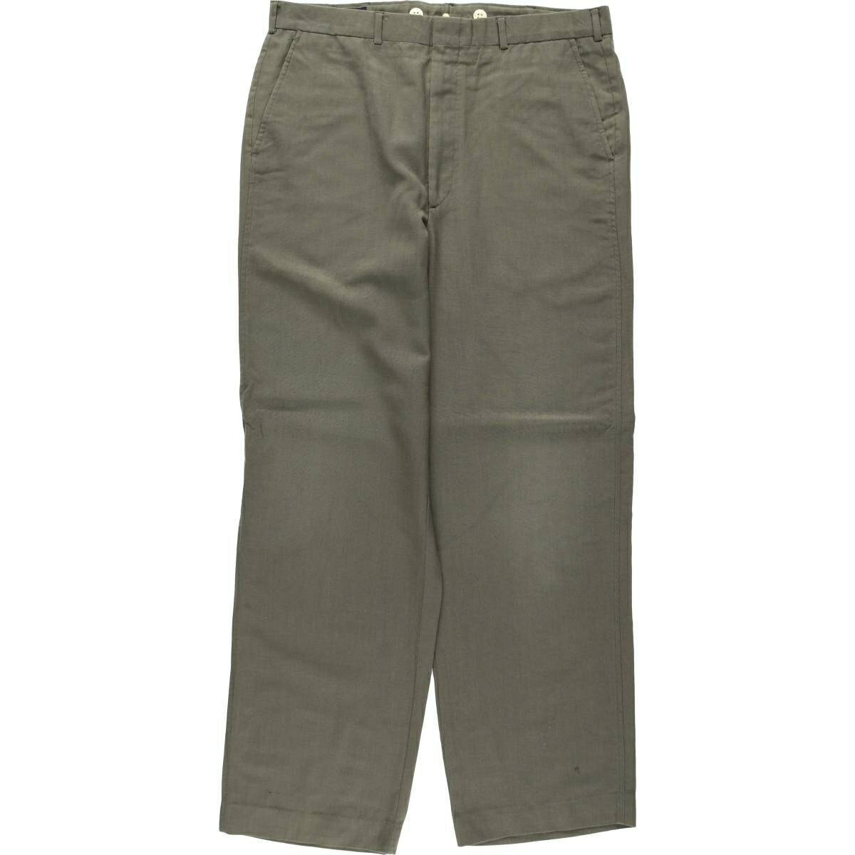 樂天商城 - 古着 80~90'S ランズエンド LANDS' END ウールパンツ スラックス USA製 メンズw36相当 ヴィンテージ /eaa634047 【中古】 【260424】 【GR-NV】