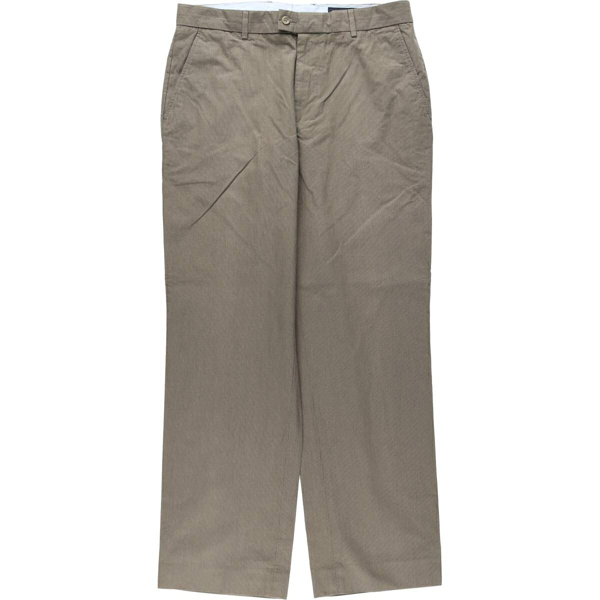 商品詳細 ブランド・BANANA REPUBLIC・バナナリパブリック・ 特徴・薄手・ジッパーフライ・ワイドパンツ・ モデル/形状・STRAIGHT DRESS CHINO・コットン スラックスパンツ・ 素材・コットン:100%・ 色・ベージュ系・カーキ系・ 柄・チェック柄・ 生産国・スリランカ製・ 年代 サイズ・メンズw35・表記サイズ:34/32・ウエスト:90cm・股上:29cm・股下:79cm・もも周り:68cm・裾周り:48cm・ コンディション・C・ カテゴリ・メンズ・ボトムス・ロングパンツ・スラックス・プリーツパンツ・ 商品番号・eaa634050・ 取扱店・ネットショップ・ スタッフコメントBANANA REPUBLIC STRAIGHT DRESS CHINO コットン スラックスパンツ / メンズw35 / 商品番号 eaa634050 USEDですので使用感などございますが、まだまだご愛用していただけます。 古着という事をご理解の上ご注文よろしくお願いします。 【状態追記】 ●裾に裾上げ跡 ●後内側、左右ウエスト周りにシミ※状態は当社独自の基準です。 着用感表記サイズウエスト股上股下もも周り裾周り メンズw3534/32(サイズ表記34/32ですが、計測値&着用感でメンズw35相当です)90cm29cm79cm68cm48cm ※測定値の若干の誤差はご了承下さい。サイズガイドはこちら ブランドBANANA REPUBLICバナナリパブリック 特徴薄手 / ジッパーフライ / ワイドパンツ モデル/形状STRAIGHT DRESS CHINO / コットン スラックスパンツ 素材コットン:100% 色ベージュ系 / カーキ系 柄チェック柄 生産国スリランカ製 年代- カテゴリスラックス・プリーツパンツ 商品番号eaa634050 取扱店ネットショップ 　　 バナナリパブリックの他の商品を見るスラックス・プリーツパンツの他の商品を見る