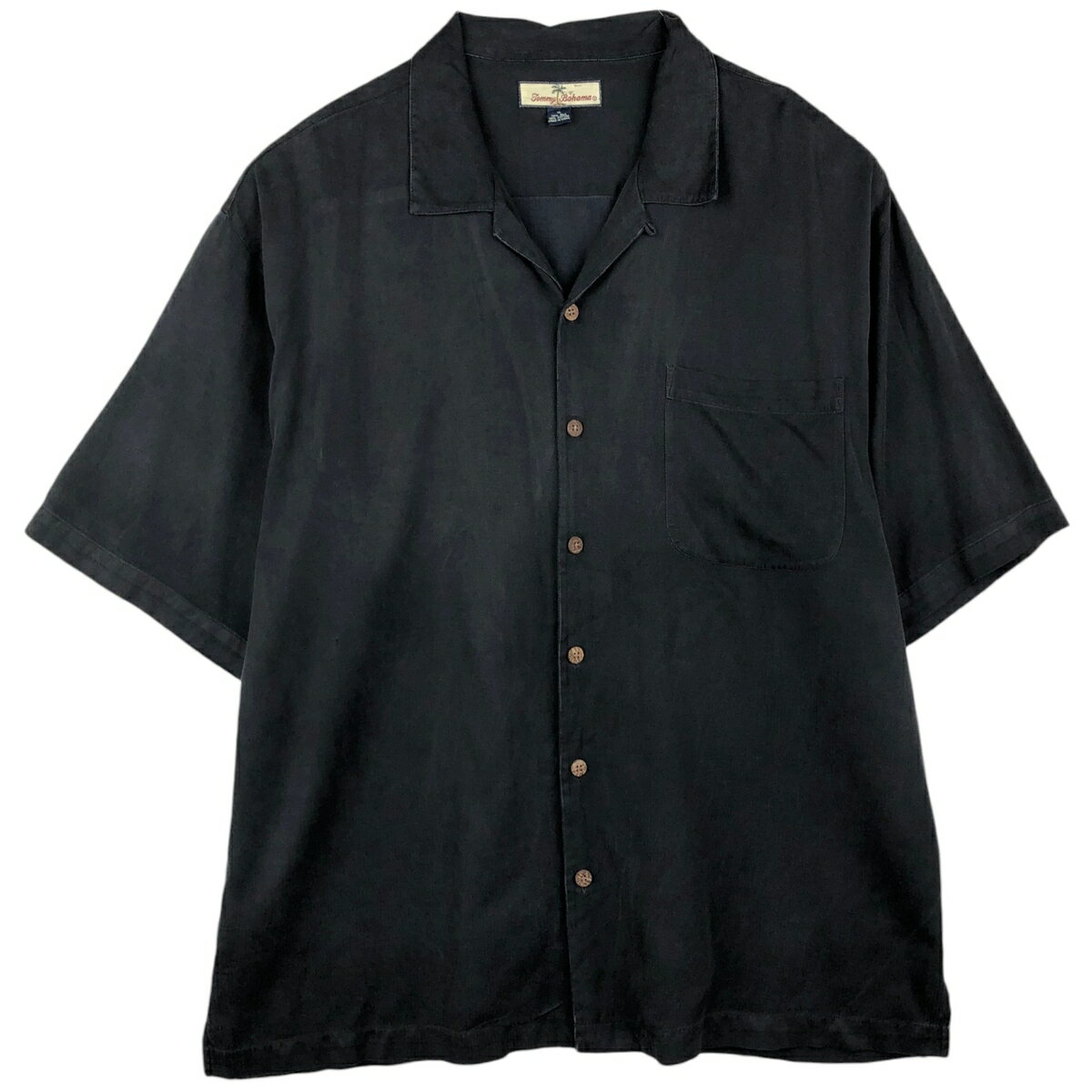 Rakuten - 古着 トミーバハマ Tommy Bahama 半袖 オープンカラー シルクシャツ メンズXL相当 /eaa634126 【中古】 【260419】
