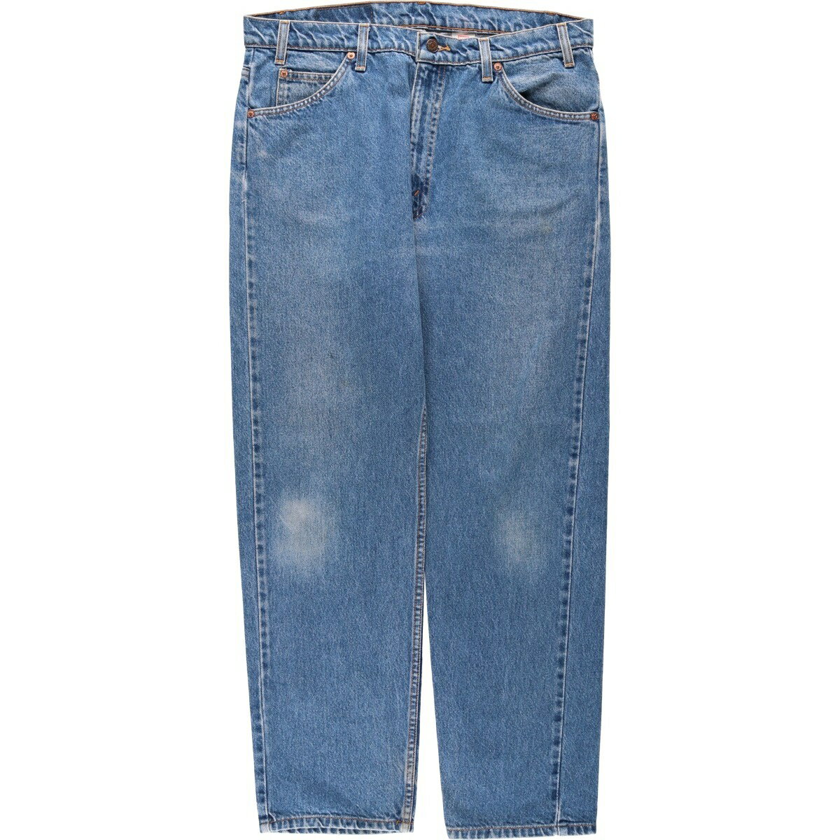 古着 90'S リーバイス Levi's 40505-0215 REGULAR FIT STRAIGHT LEG オレンジタブ テーパードデニムパンツ メンズw35相当 ヴィンテージ /eaa634210 【中古】 【260423】 ブルー系 春夏秋冬