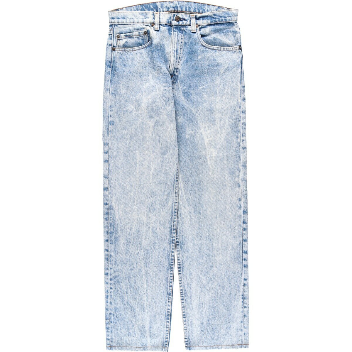 古着 80'S リーバイス Levi's 505-0217 ケミカルウォッシュ テーパードデニムパンツ メンズw30相当 ヴィンテージ /eaa634287 【中古】 【260417】