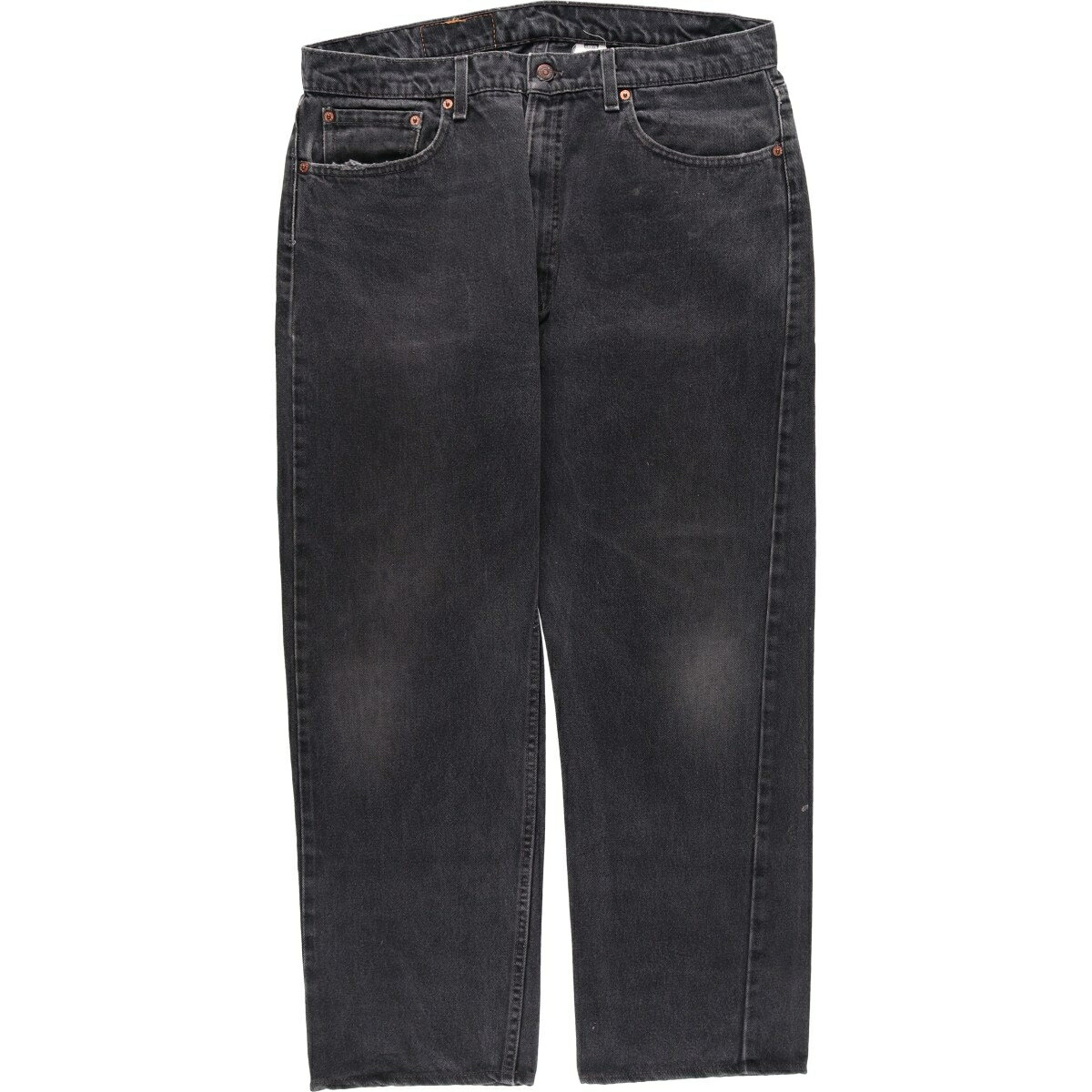 古着 90'S リーバイス Levi's 505-0260 REGULAR FIT STRAIGHT LEG ブラックデニム テーパードデニムパンツ USA製 メンズw37相当 ヴィンテージ /eaa634290 【中古】 【260414】