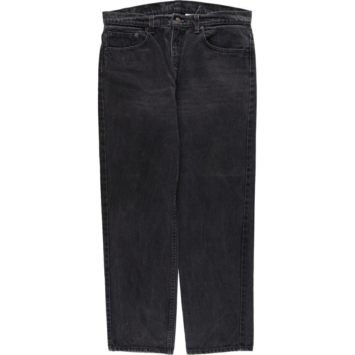 古着 90'S リーバイス Levi's 505-0260 REGULAR FIT STRAIGHT LEG ブラックデニム テーパードデニムパンツ USA製 メンズw36相当 ヴィンテージ /eaa634291 【中古】 【260414】