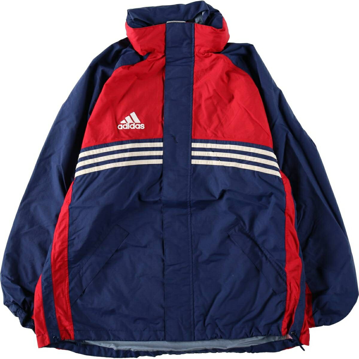 楽天市場】adidas ナイロンジャケット（カラーレッド）（メンズ