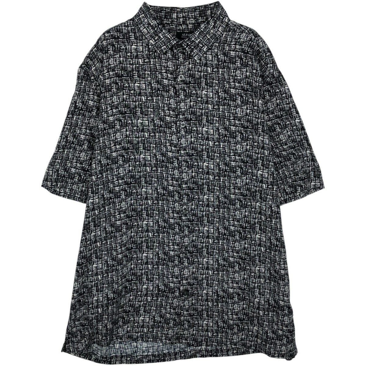 Rakuten - 古着 Alfani REEGULAR FIT 総柄 半袖 レーヨンシャツ ボックスシャツ メンズXL相当 /eaa634339 【中古】 【260418】