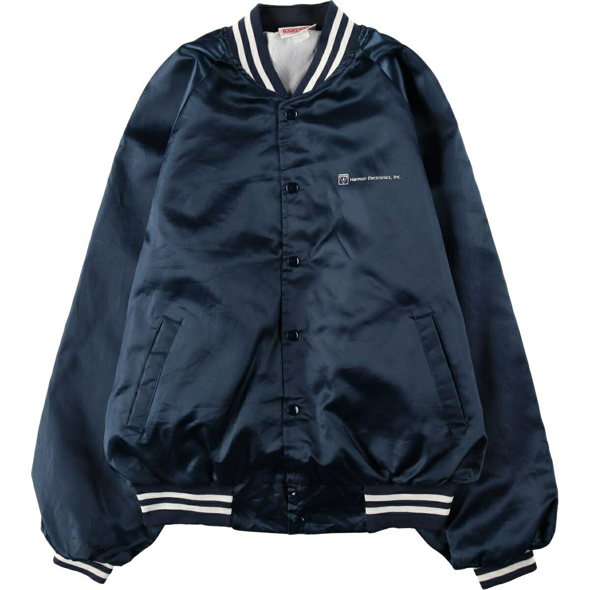 Rakuten - 古着 ~90'S Hartwell ナイロンスタジャン アワードジャケット バーシティジャケット USA製 メンズXL相当 ヴィンテージ /eaa634367 【中古】 【260418】