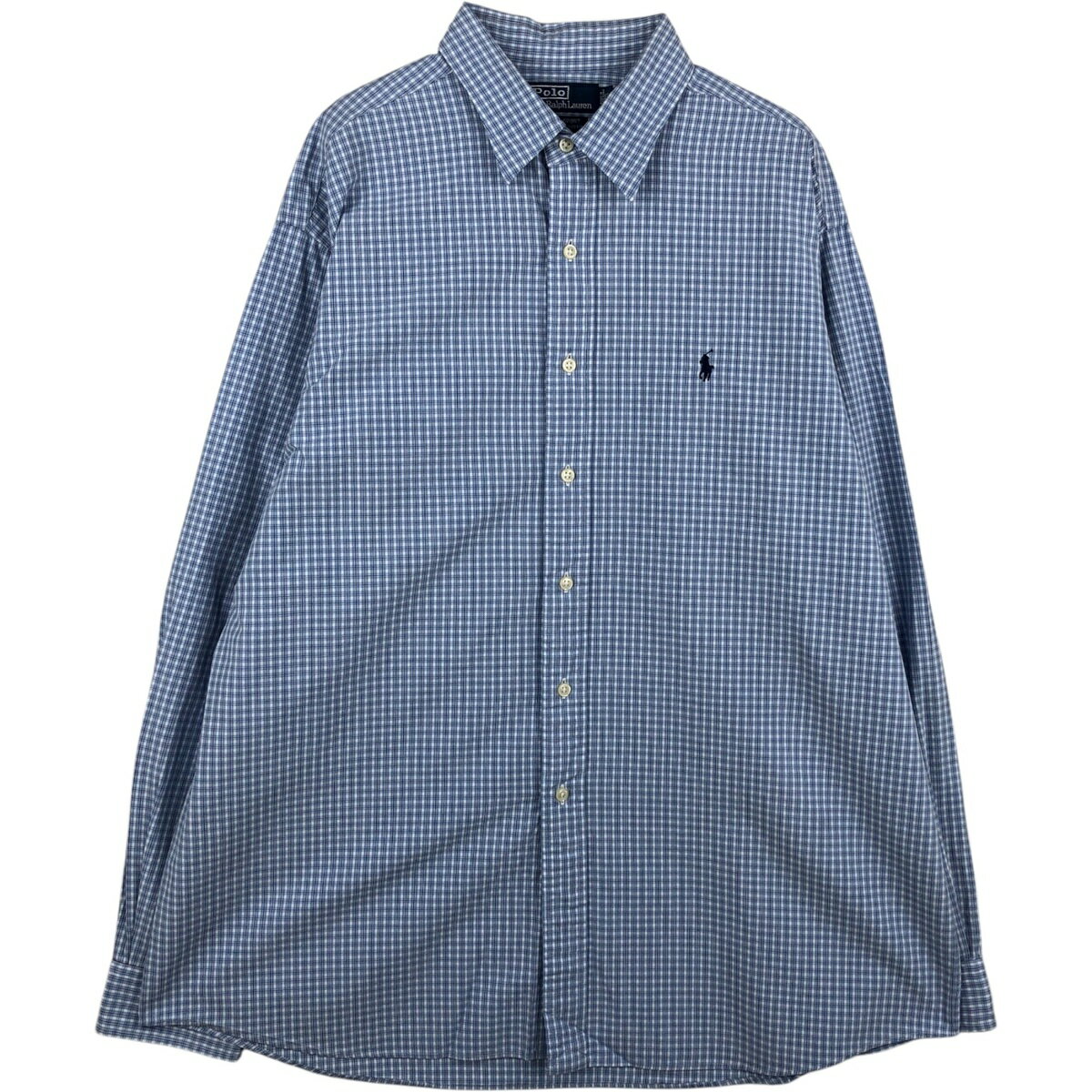 Rakuten - 古着 ラルフローレン Ralph Lauren POLO by Ralph Lauren LOWELL SPORT 長袖 コットンチェックシャツ メンズXL相当 /eaa634491 【中古】 【260421】