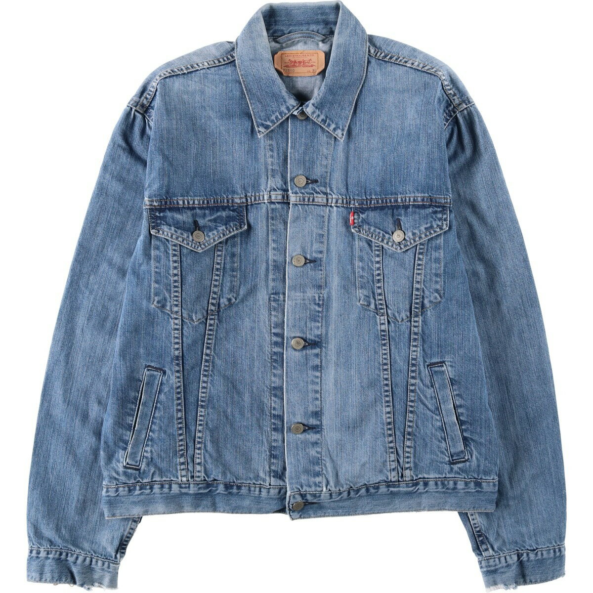 古着 リーバイス Levi's ユーロモデル デニムジャケット Gジャン メンズXL相当 /eaa634643 【中古】 【260418】