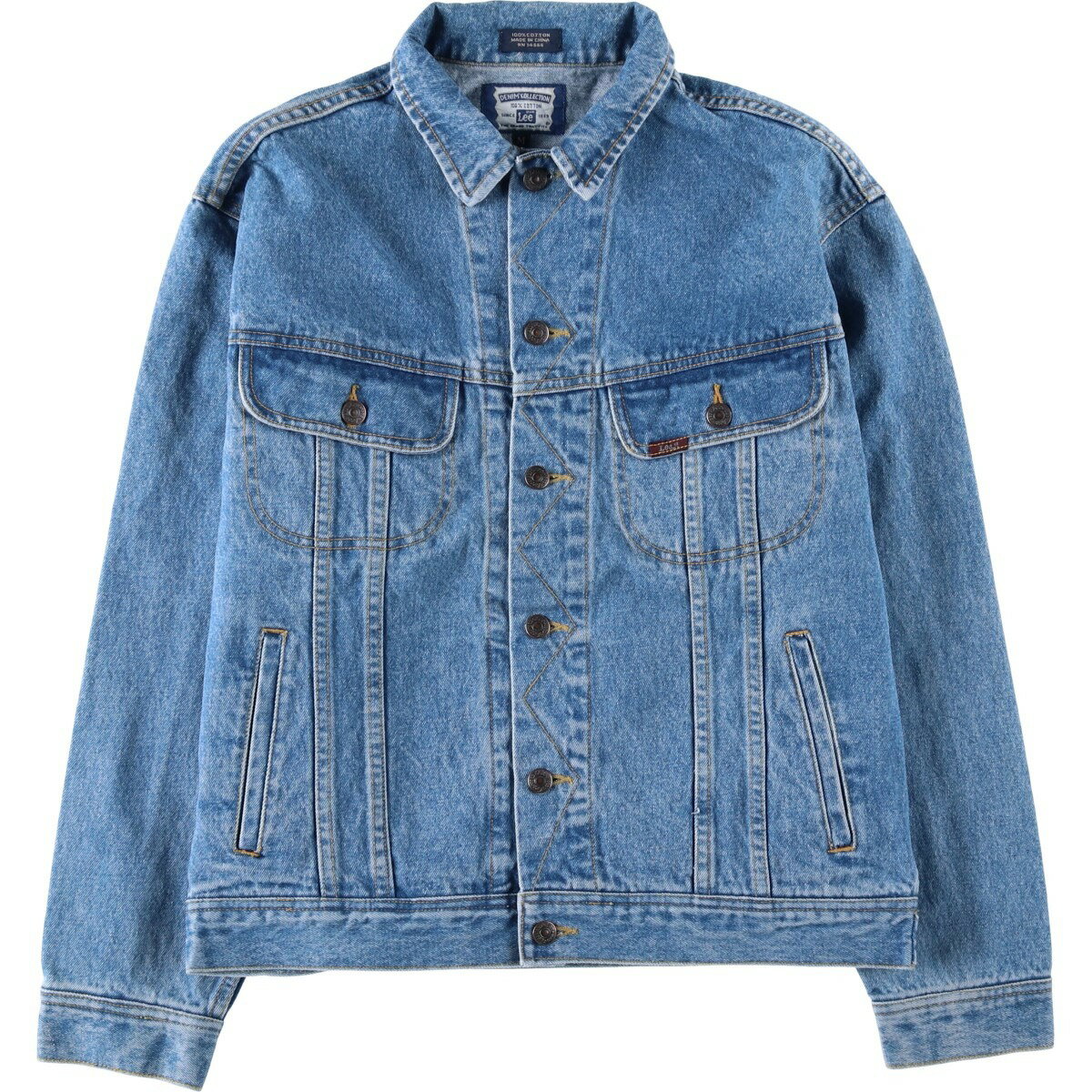 古着 リー Lee デニムジャケット Gジャン メンズM相当 /eaa634660 【中古】 【260421】