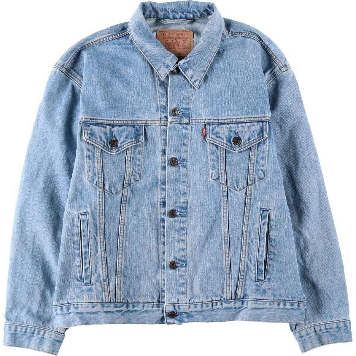 古着 90'S リーバイス Levi's 70503-02 ユーロモデル デニムジャケット Gジャン スペイン製 メンズXXL相当 ヴィンテージ /eaa634661 【中古】 【260421】