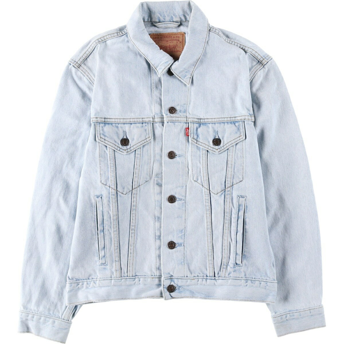 古着 90'S リーバイス Levi's 70503-0208 デニムジャケット Gジャン メンズS相当 ヴィンテージ /eaa634667 【中古】 【260503】 ブルー系 春秋冬