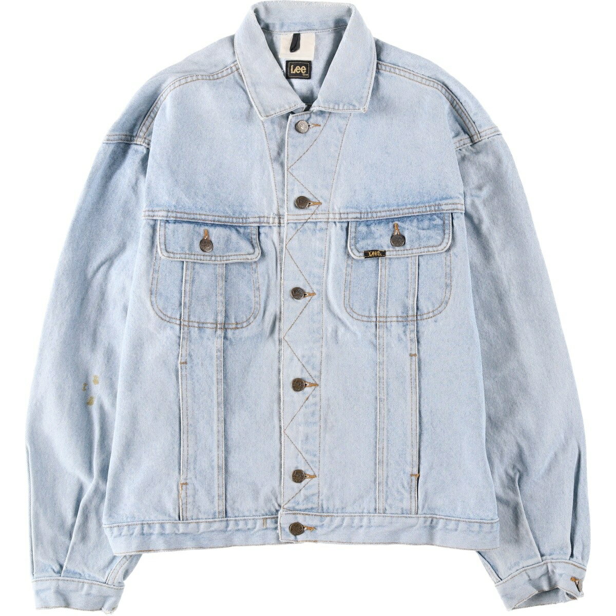 古着 リー Lee RIDERS ライダース デニムジャケット Gジャン メンズM相当 /eaa634669 【中古】 【260421】