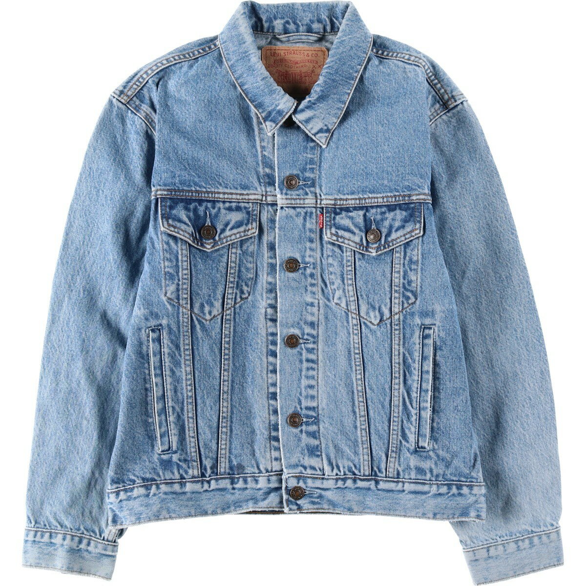 古着 90'S リーバイス Levi's 70503 02 デニムジャケット Gジャン メンズS相当 ヴィンテージ /eaa634677 【中古】 【260421】