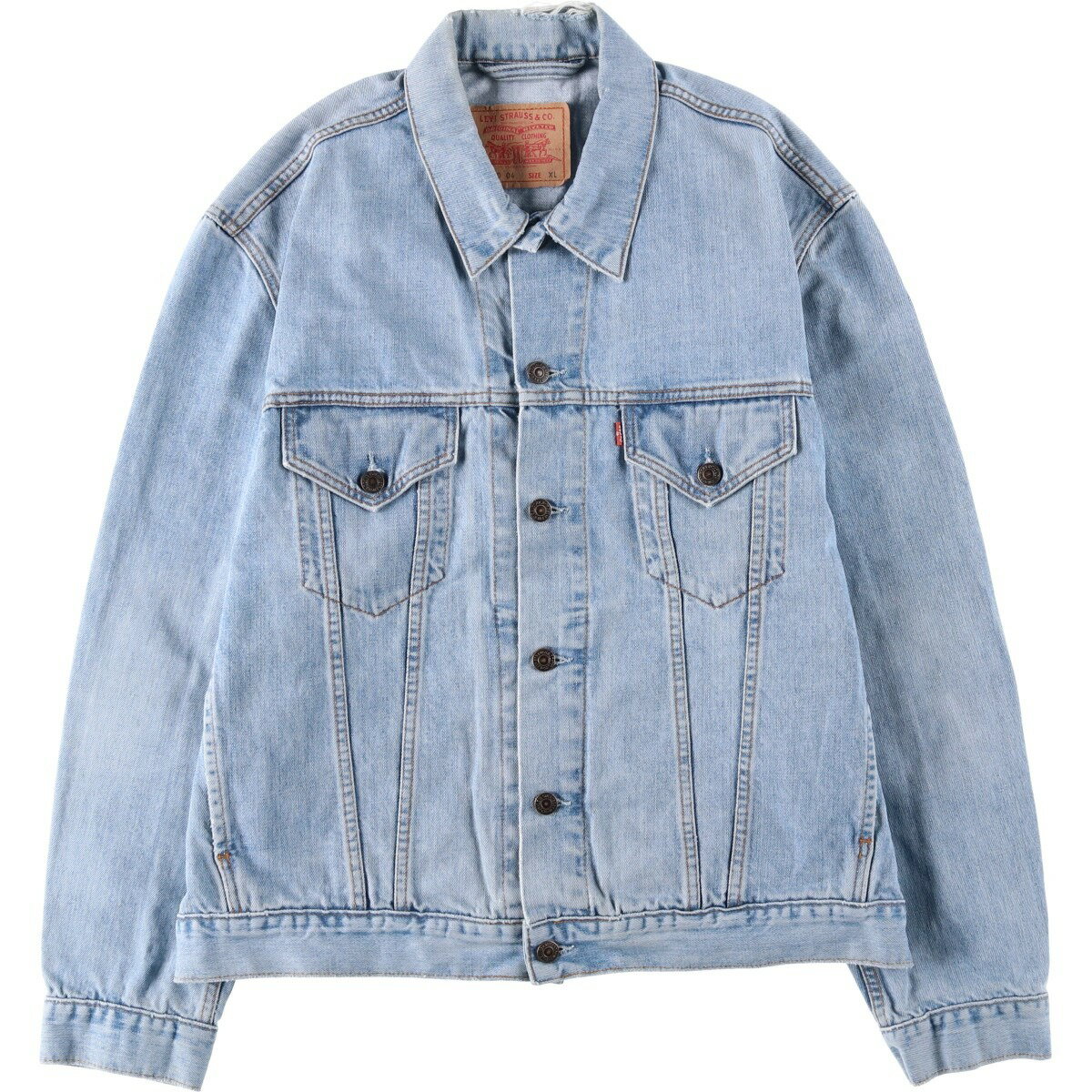 古着 00'S リーバイス Levi's 70550-0476 ユーロモデル デニムジャケット Gジャン メンズXL相当 /eaa634693 【中古】 【260425】
