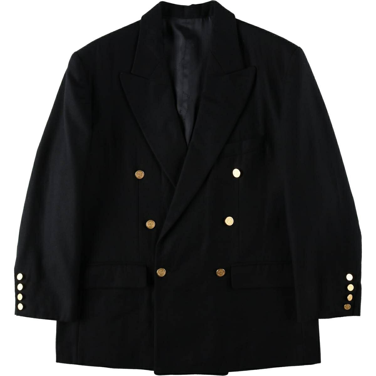 極美品　ピエールカルダン　カシミヤ100　ダブル テーラードジャケット　黒　B4 楽天市場】pierre cardin ピエールカルダン（コート・ジャケット