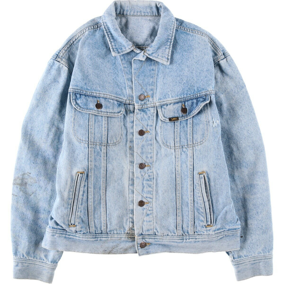 古着 リー Lee デニムジャケット Gジャン メンズXL相当 /eaa634769 【中古】 【260425】