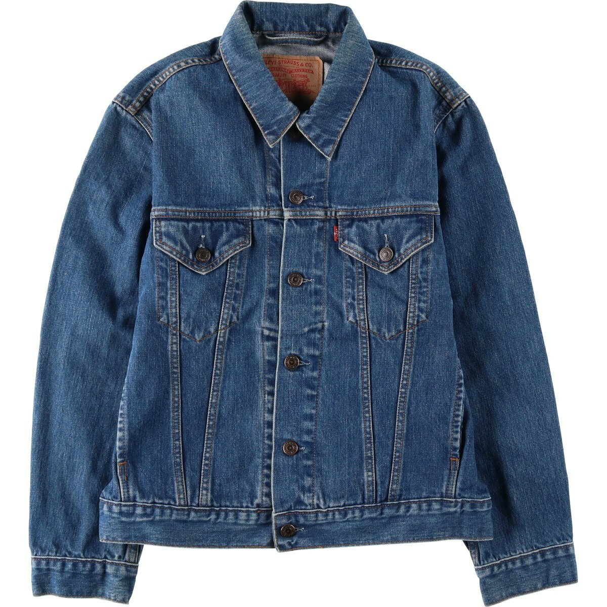 古着 00'S リーバイス Levi's 70550-0414 ユーロモデル デニムジャケット Gジャン メンズS相当 /eaa634771 【中古】 【260424】