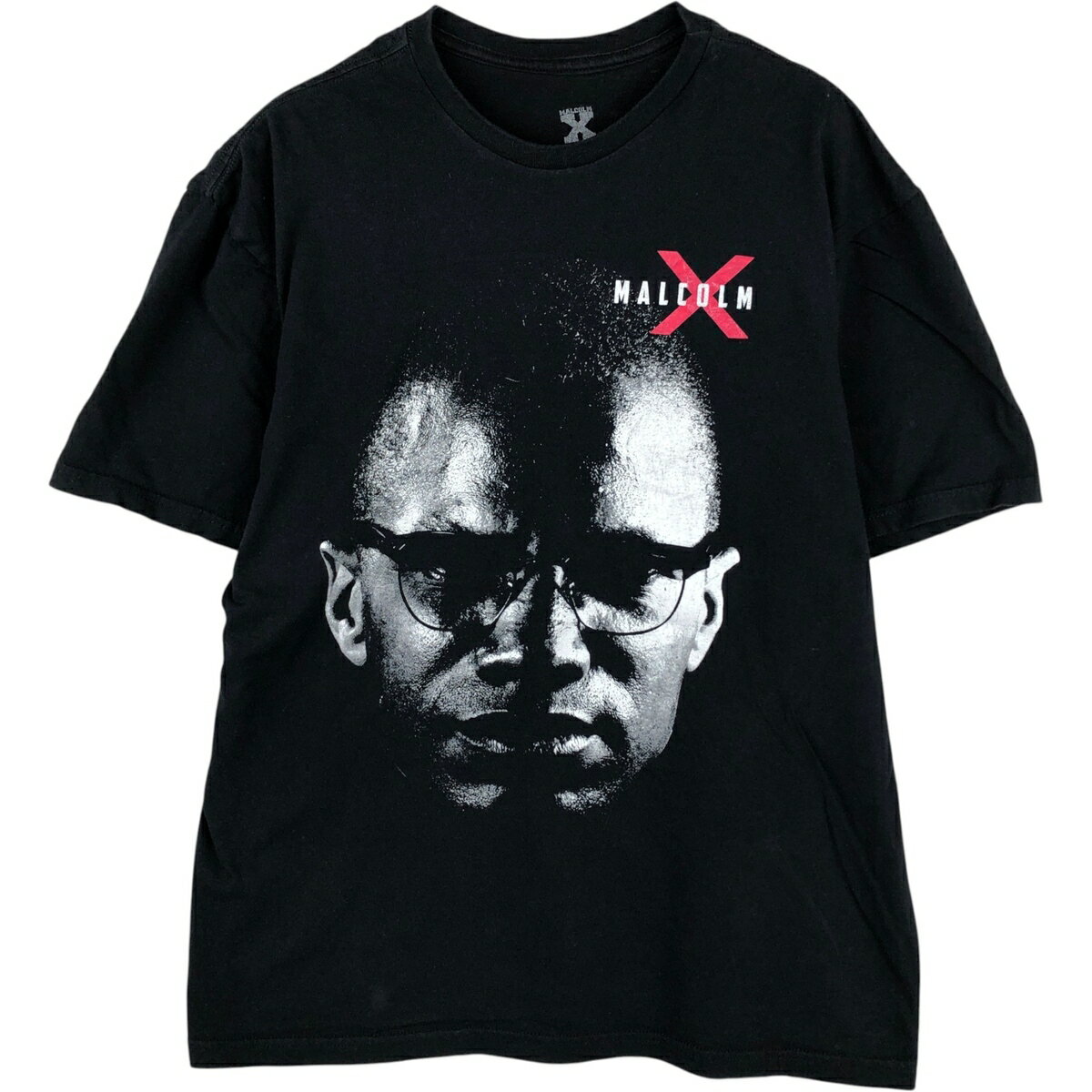乐天商城 - 古着 MALCOLM X プリントTシャツ メンズM相当 /eaa634799 【中古】 【260419】