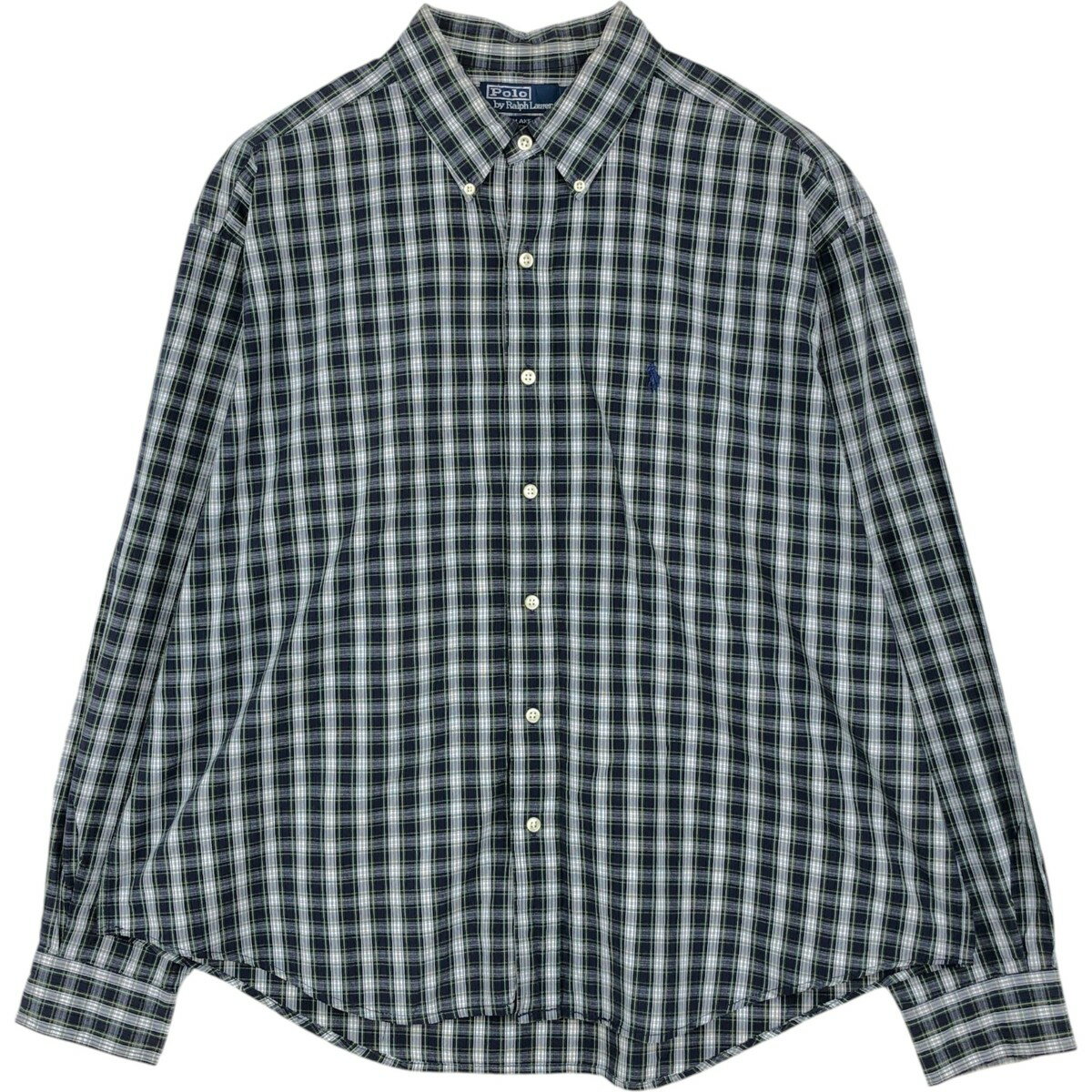 古着 ラルフローレン Ralph Lauren POLO by Ralph Lauren BLAKE 長袖 ボタンダウンチェックシャツ メンズXL相当 /eaa634830 【中古】 【260419】