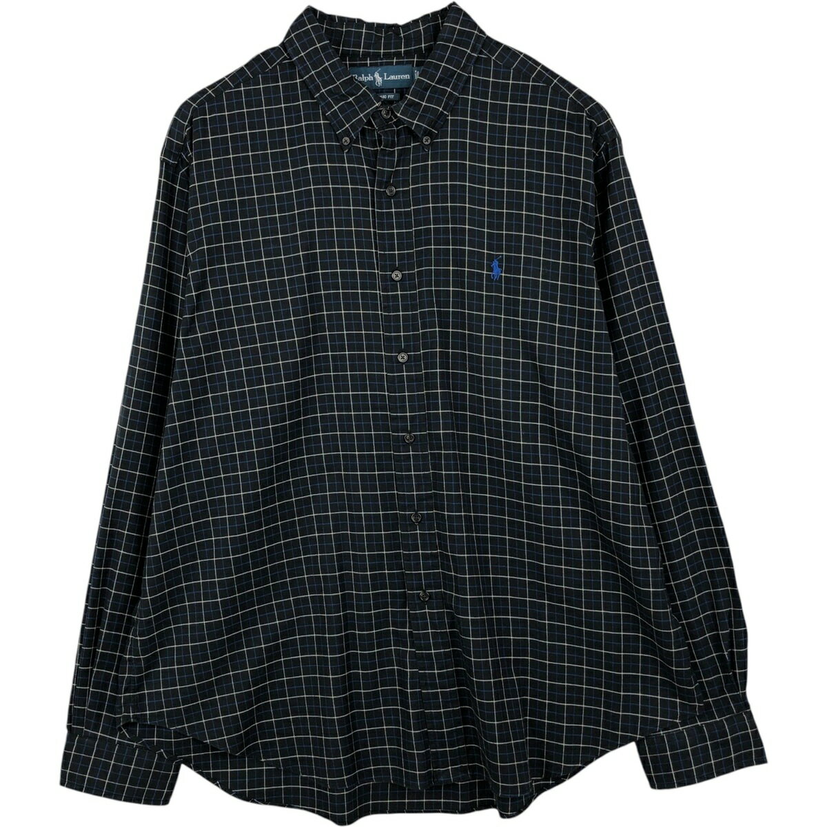 樂天商城 - 古着 ラルフローレン Ralph Lauren CLASSIC FIT 長袖 ボタンダウンチェックシャツ メンズXXL相当 /eaa634846 【中古】 【260419】