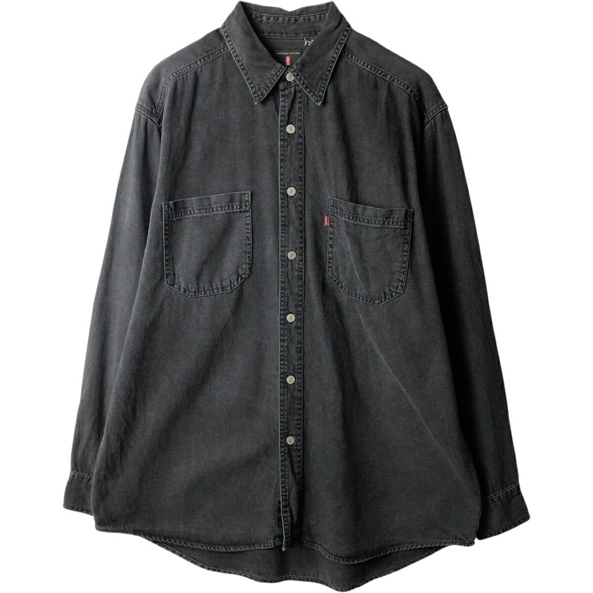 古着 リーバイス Levi's RED TAB 長袖 ブラックデニムシャツ メンズM相当 /eaa634882 【中古】 【260419】 【GR-HP】