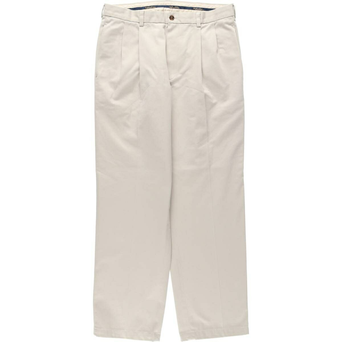 乐天商城 - 古着 ブルックスブラザーズ Brooks Brothers ADVANTAGE CHINO THOMPSON ツータック チノパンツ メンズw34相当 /eaa634913 【中古】 【260419】
