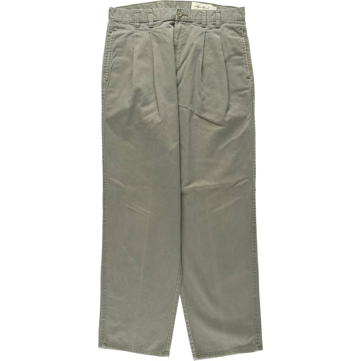 乐天商城 - 古着 エディーバウアー Eddie Bauer CLASSIC FIT ツータック チノパンツ メンズw33相当 /eaa634922 【中古】 【260419】