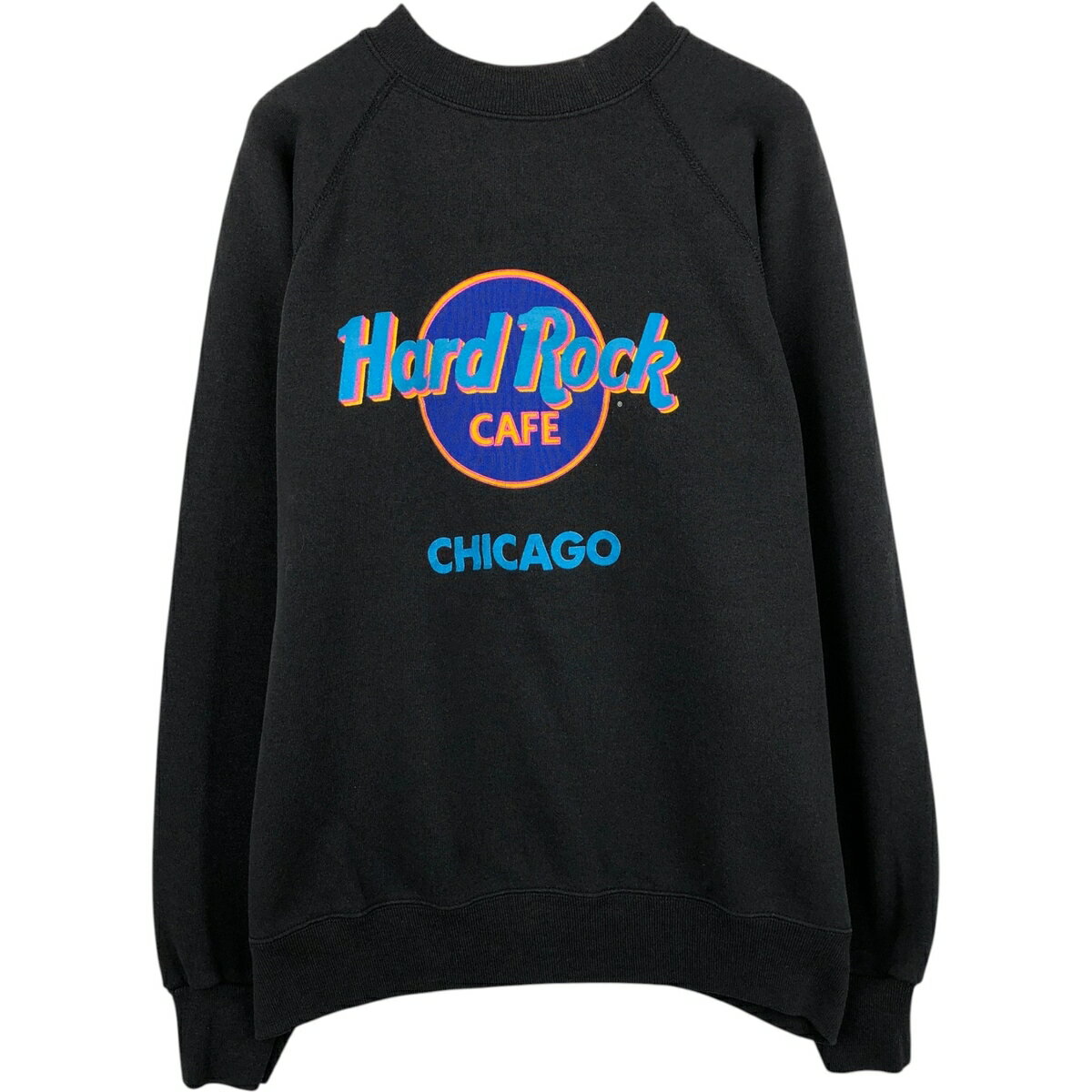 樂天商城 - 古着 90'S HARD ROCK CAFE ハードロックカフェ アドバタイジング スウェットシャツ トレーナー USA製 メンズL相当 ヴィンテージ /eaa635088 【中古】 【260417】