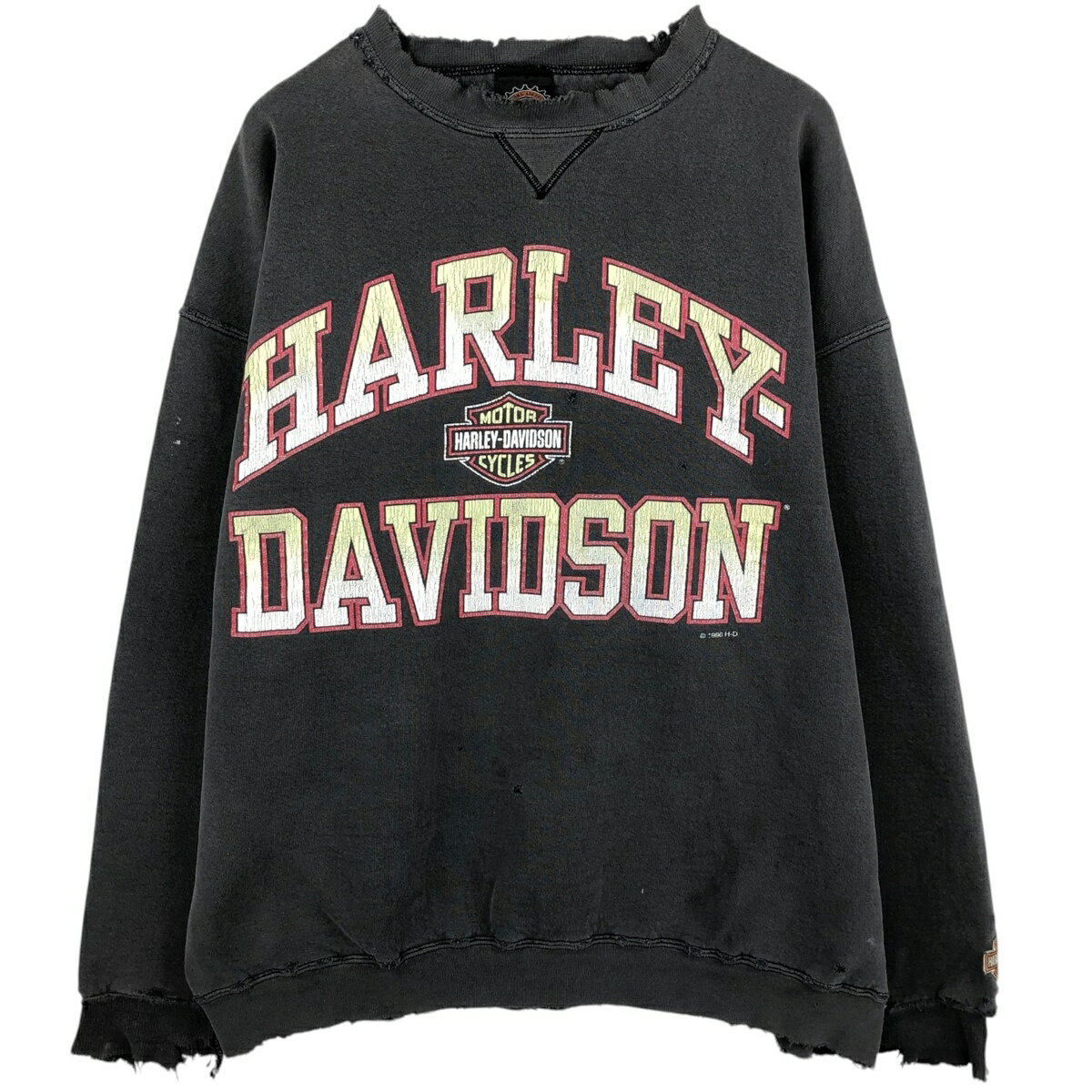 Rakuten - 古着 90'S ハーレーダビッドソン Harley-Davidson アドバタイジング スウェットシャツ トレーナー メンズXL相当 ヴィンテージ /eaa635089 【中古】 【260417】