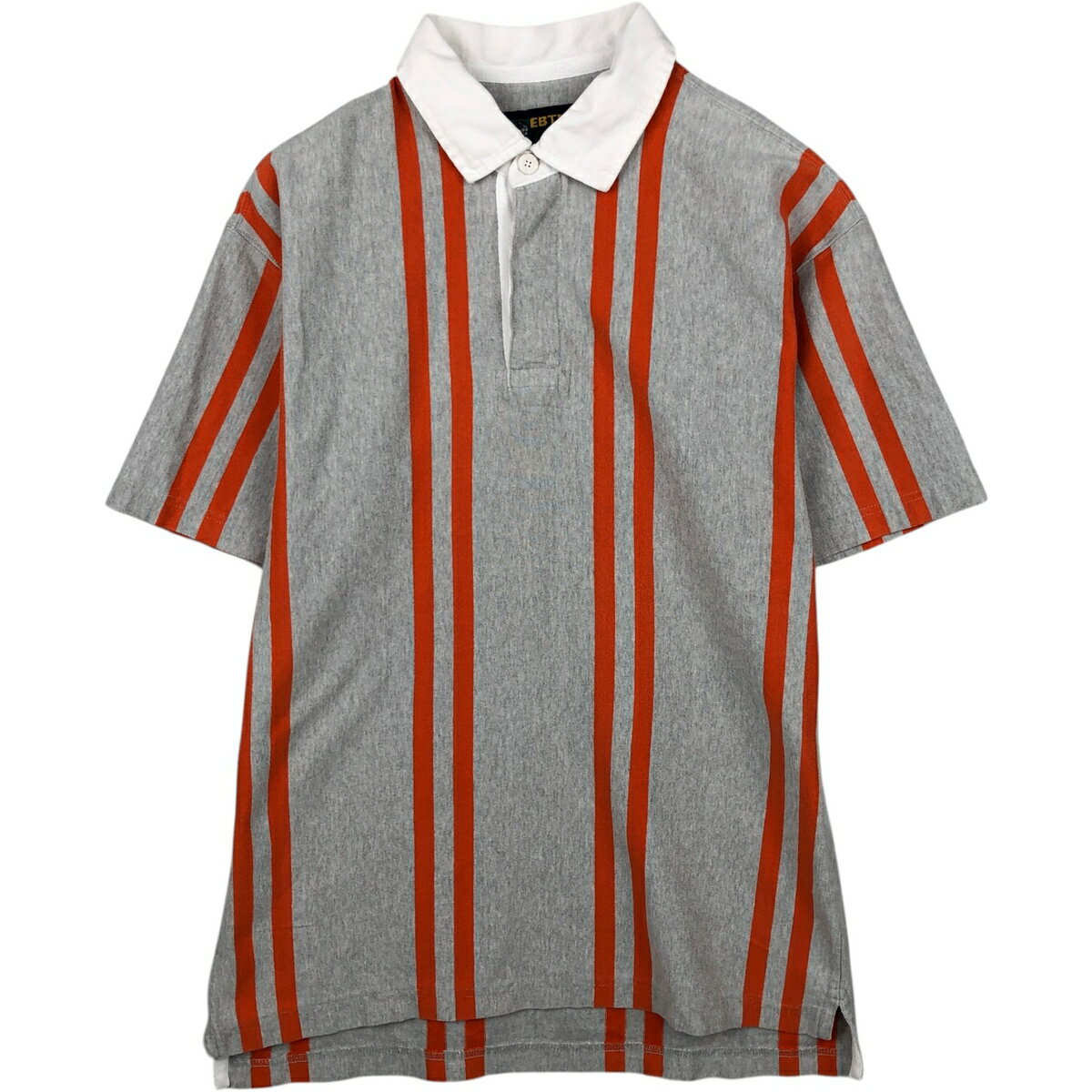 Rakuten - 古着 90'S エディーバウアー Eddie Bauer EBTEK 半袖 ストライプ ポロシャツ メンズS相当 ヴィンテージ /eaa635197 【中古】 【260415】 【GR-NV】