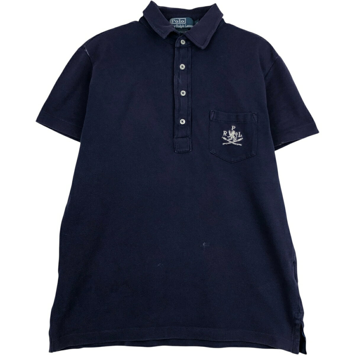 乐天商城 - 古着 ラルフローレン Ralph Lauren POLO by Ralph Lauren CUSTOM FIT 半袖 ポロシャツ メンズM相当 /eaa635268 【中古】 【260524】