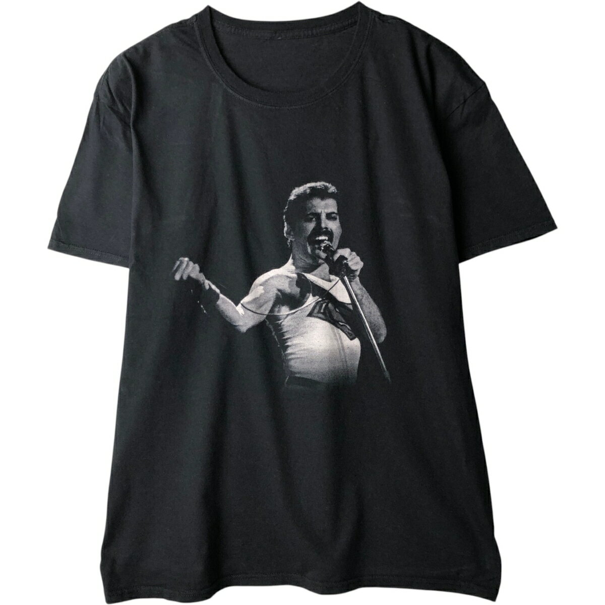 樂天商城 - 古着 QUEEN クイーン FREDDIE MERCURY フレディマーキュリー バンドTシャツ バンT メンズL相当 /eaa635384 【中古】 【260418】