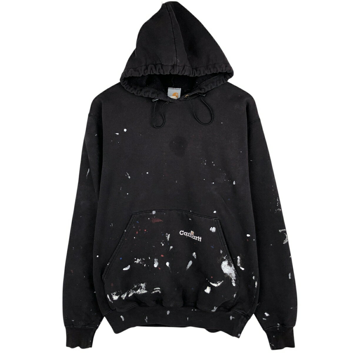 Rakuten - 古着 カーハート Carhartt ペイント スウェットプルオーバーパーカー メンズL相当 /eaa635495 【中古】 【260414】