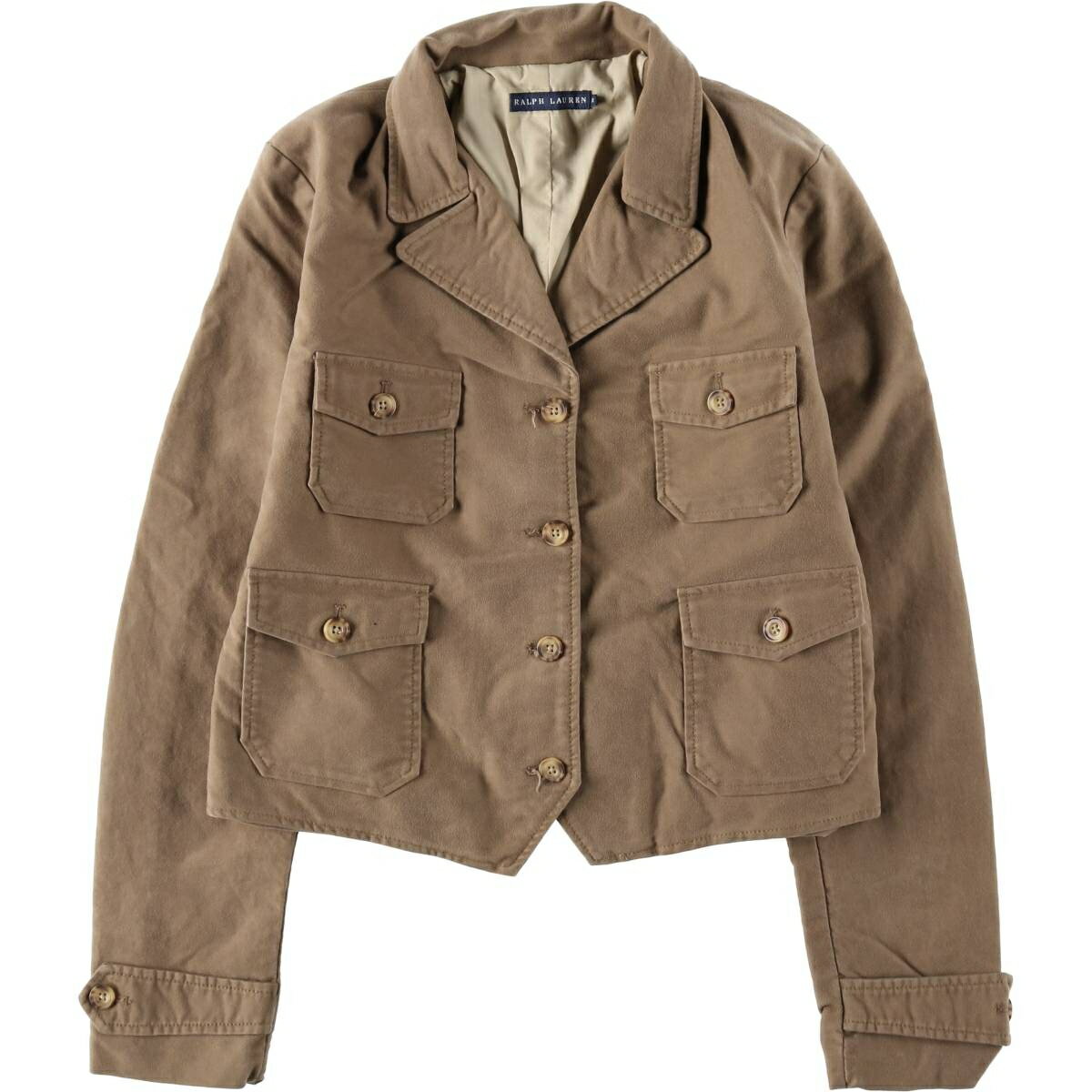 Rakuten - 古着 ラルフローレン Ralph Lauren サファリジャケット レディースS相当 /eaa635560 【中古】 【260420】 【ADEL/アデル】