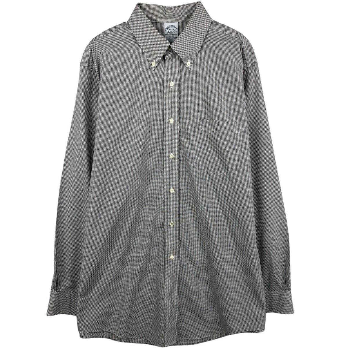 Rakuten - 古着 ブルックスブラザーズ Brooks Brothers Est.1818 REGENT 長袖 ボタンダウンチェックシャツ メンズXL相当 /eaa636016 【中古】 【260420】