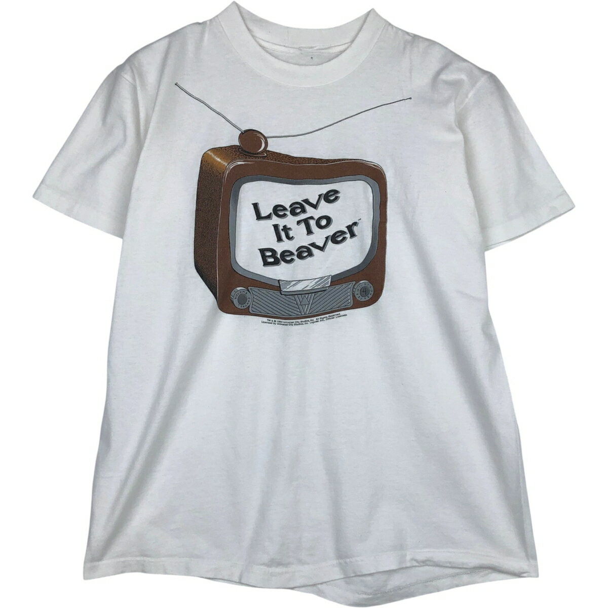 古着 80'S Leave It to Beaver ビーバーちゃん テレビドラマ 映画 ムービーTシャツ メンズM相当 ヴィンテージ /eaa636031 【中古】 【260424】