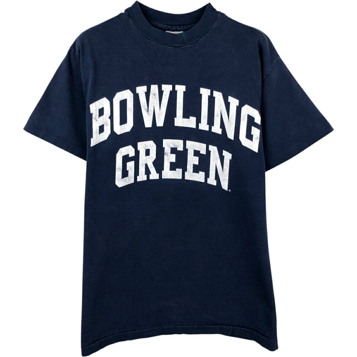 Rakuten - 古着 90'S The Cotton Exchange カレッジTシャツ USA製 メンズM相当 ヴィンテージ /eaa636225 【中古】 【260503】 ネイビー系 春夏秋