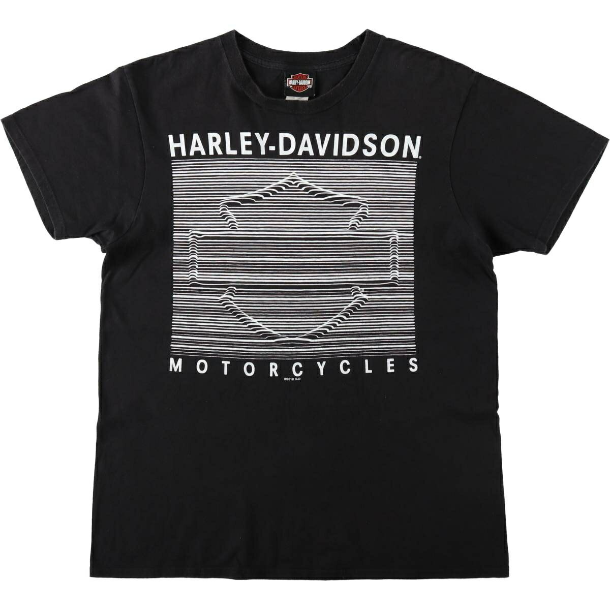 樂天商城 - 古着 ハーレーダビッドソン Harley-Davidson モーターサイクル バイクTシャツ メンズM相当 クルーネック(丸首) /eaa636247 【中古】 【260420】