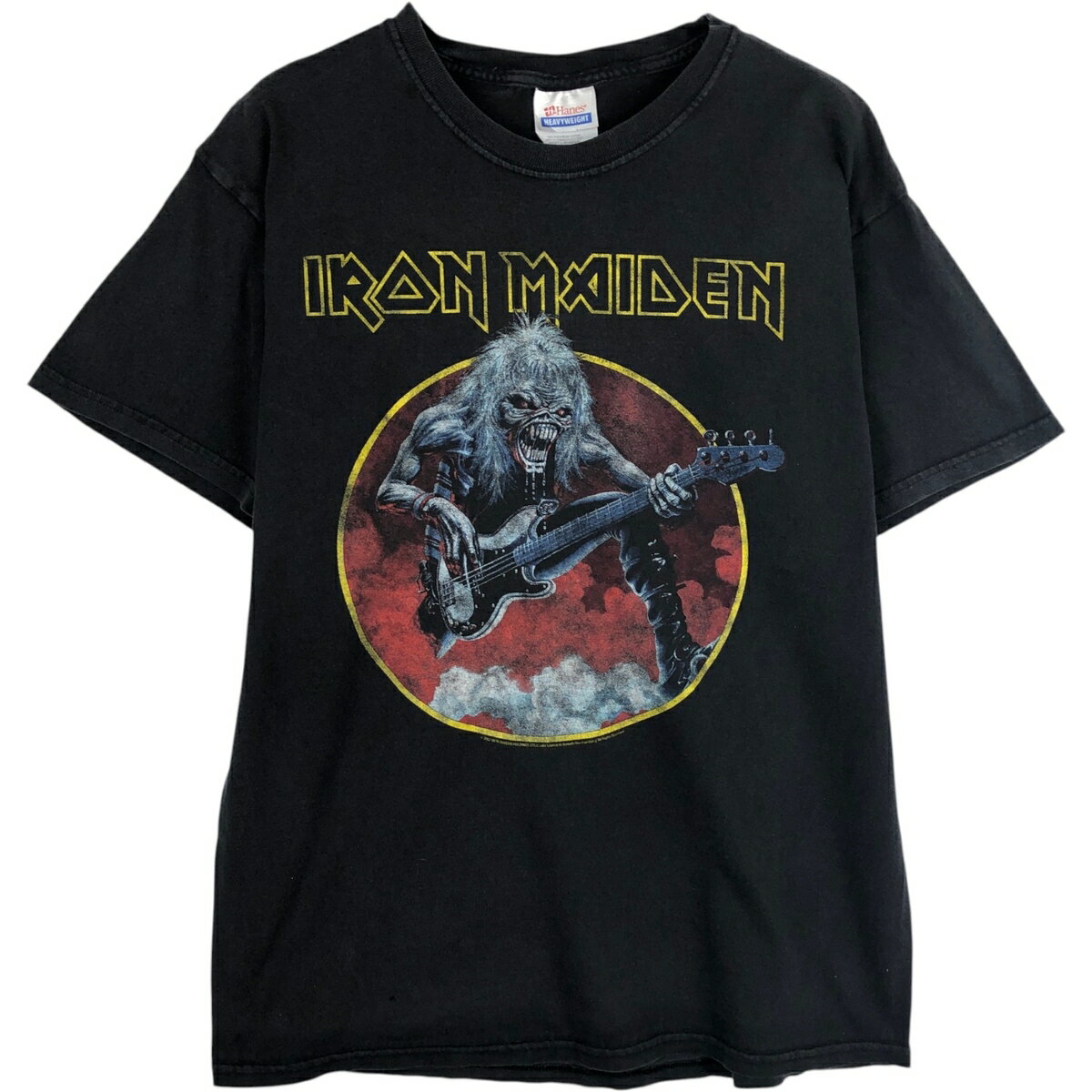 Rakuten - 古着 00'S ヘインズ Hanes HEAVYWEIGHT IRON MAIDEN アイアンメイデン バンドTシャツ バンT メンズL相当 /eaa636484 【中古】 【260420】