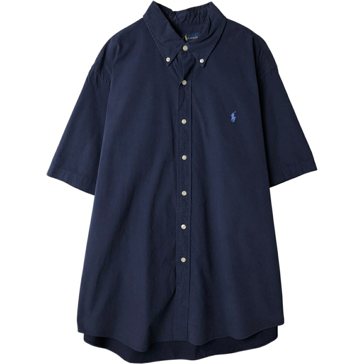 Rakuten - 古着 ラルフローレン Ralph Lauren 半袖 ボタンダウンシャツ メンズXL相当 /eaa636673 【中古】 【260430】