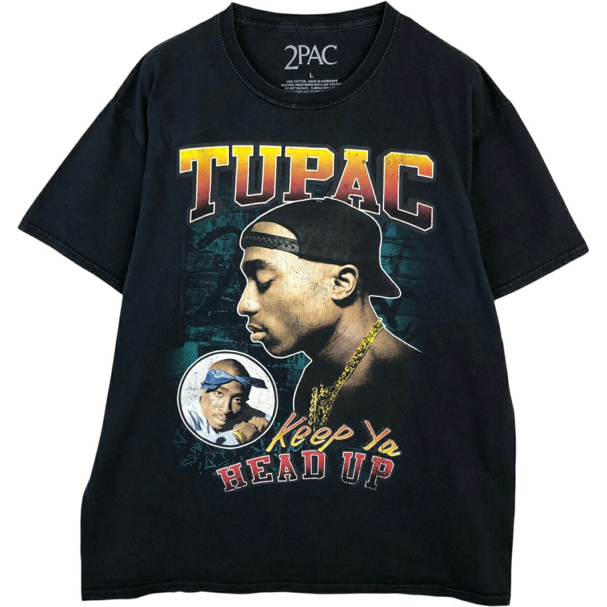 樂天商城 - 古着 2pac トゥーパック ラップTシャツ ラップT メンズL相当 /eaa636704 【中古】 【260420】